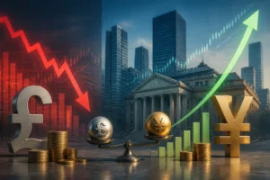 تراجع الجنيه الإسترليني مع تعزيز الين الياباني بدعم توقعات رفع الفائدة