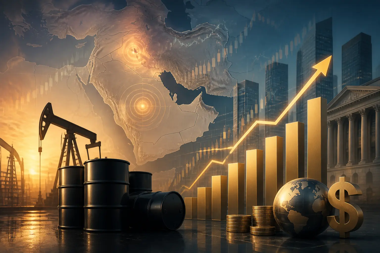 ارتفاع أسعار النفط مع تجدد المخاوف من تعطل إمدادات الشرق الأوسط