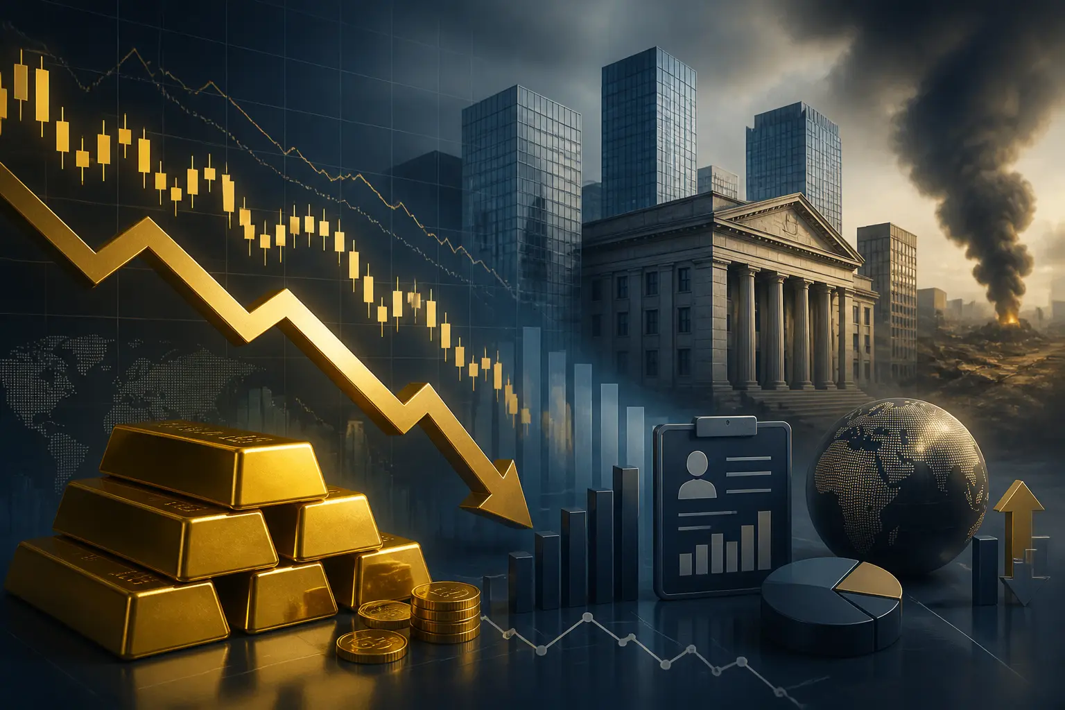 الذهب يتراجع مع ترقب بيانات الوظائف الأميركية وسط توترات الشرق الأوسط