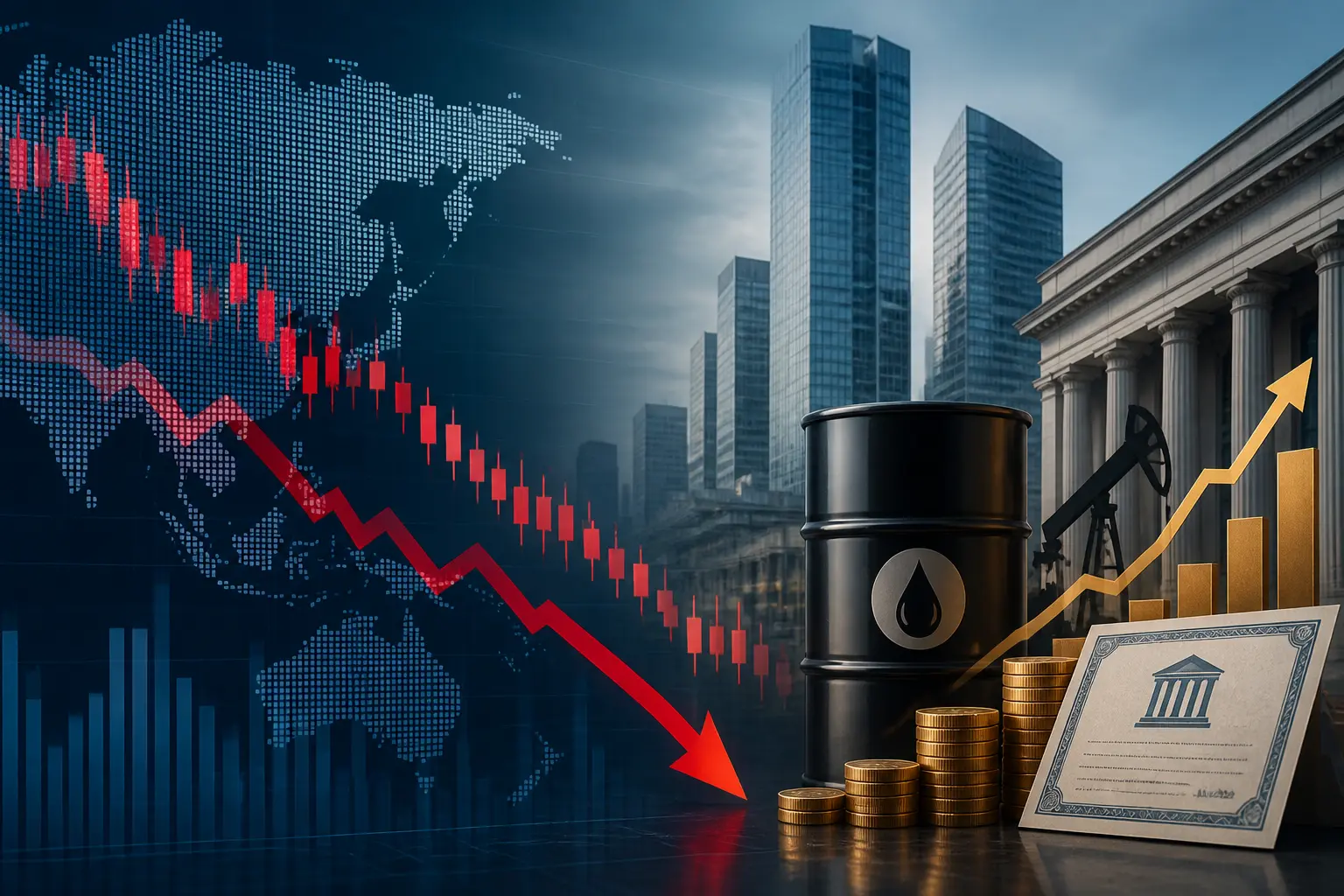 تراجع أسواق الأسهم الآسيوية مع صعود أسعار النفط وارتفاع عوائد السندات