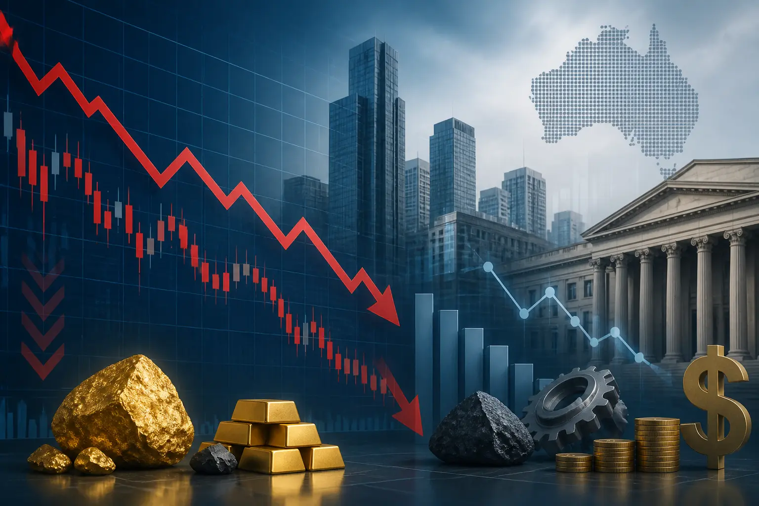 مؤشرات الأسهم الأسترالية تغلق على تراجع بقيادة قطاعات الذهب والتعدين