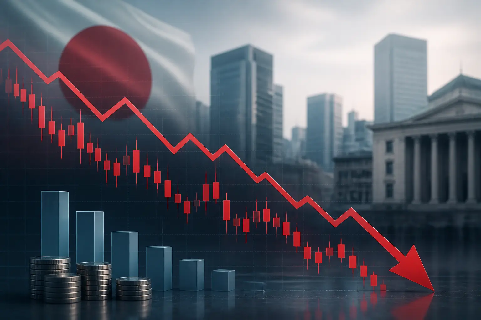 مؤشرات الأسهم اليابانية تغلق على تراجع بنهاية جلسة اليوم مع هبوط نيكاي 225 بنسبة 2.96%