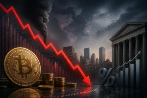 بيتكوين يتراجع إلى 77,600 دولار وسط توترات أمريكية-إيرانية وقلق من أسعار الفائدة