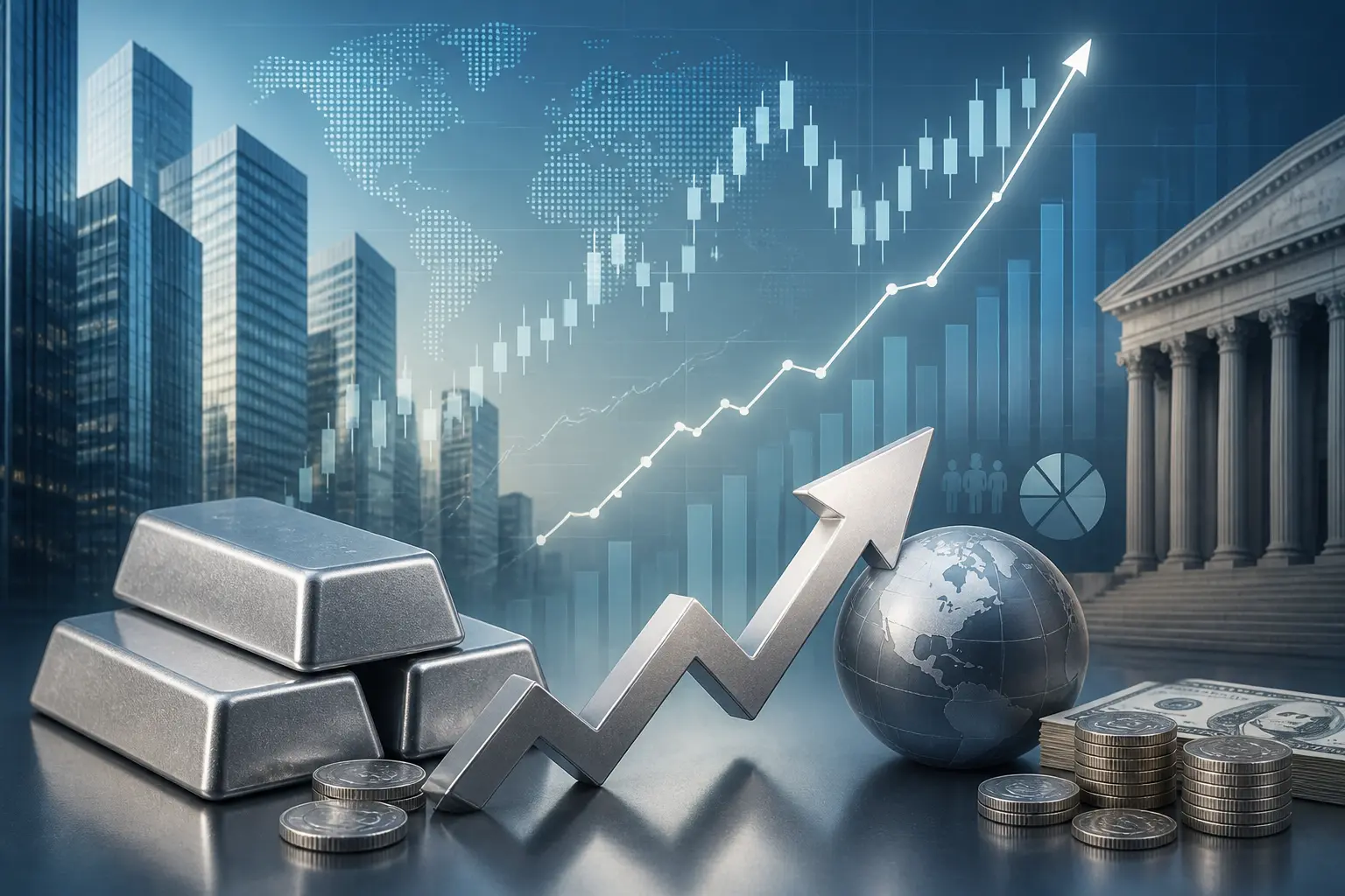 الفضة ترتد فوق 64 دولارًا مع ترقب بيانات الوظائف الأمريكية وتوقعات تشديد الفيدرالي