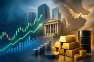 مؤشر FTSE 100 يرتفع طفيفاً مع صعود أسعار الذهب وسط توترات الخليج