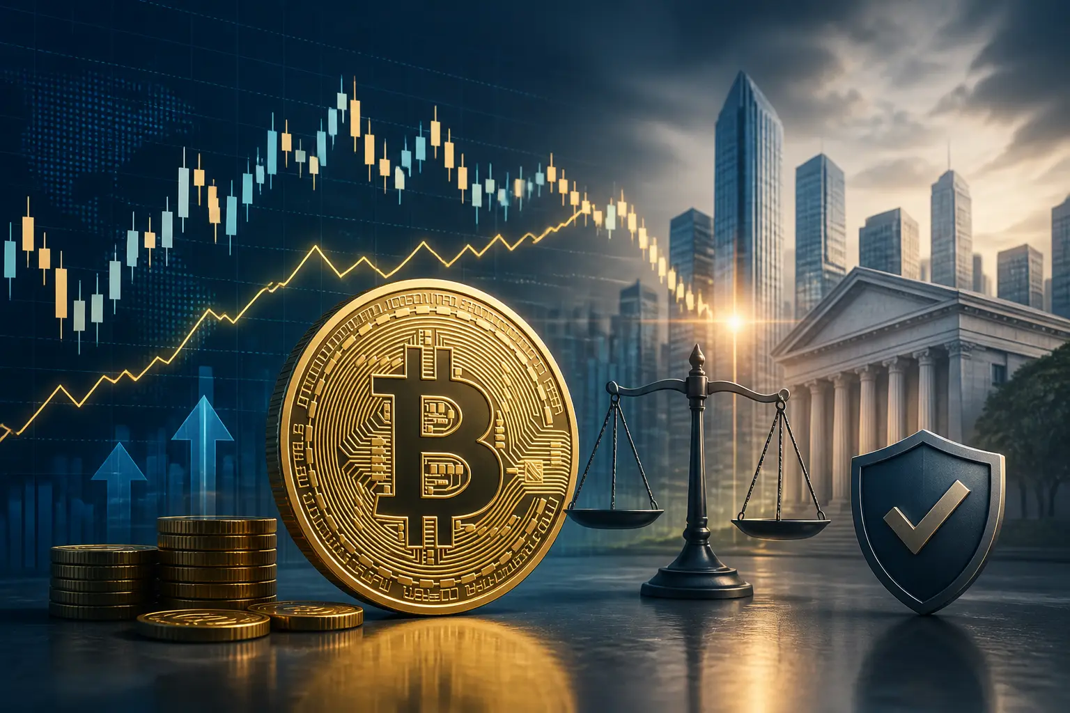 بيتكوين يستقر قرب 78,000 دولار وسط ترقب التنظيم الأمريكي وتصاعد التوترات