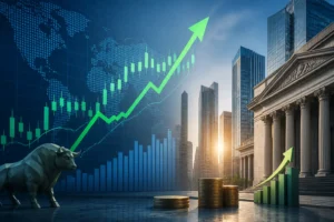 وول ستريت ترتفع مع تراجع عوائد السندات وتجاوز مكاسب داو جونز 300 نقطة