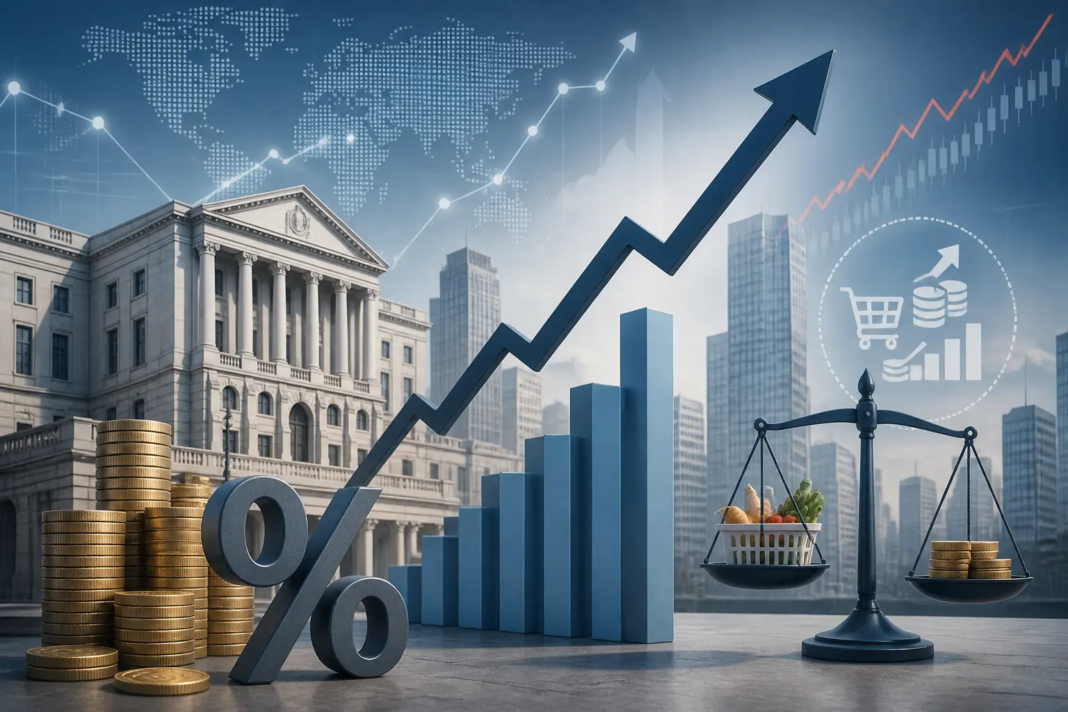 عضو بنك إنجلترا هيو بيل يدعو لرفع سعر الفائدة إلى 4% لمواجهة التضخم