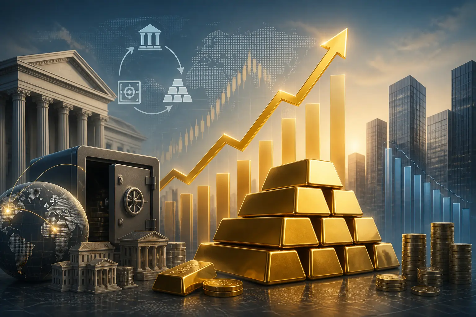 جيفريز تتوقع ارتفاع الذهب إلى 5,000 دولار بدعم تحولات احتياطيات البنوك المركزية والعجز المالي