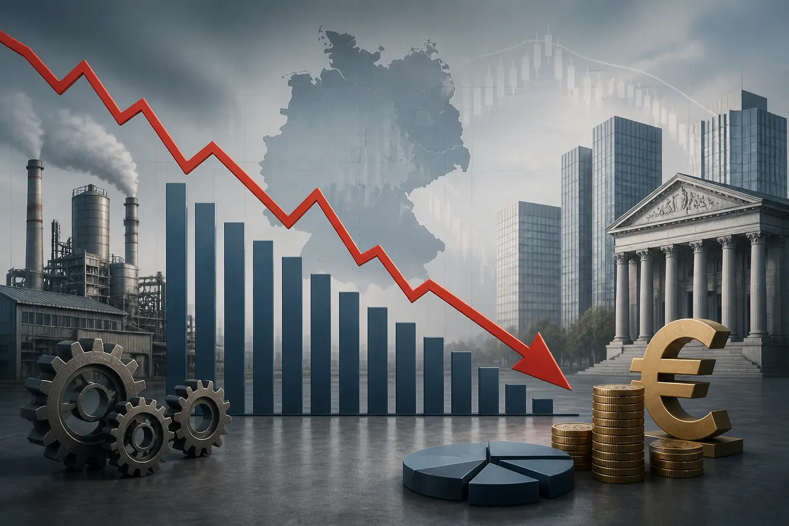 انخفاض الإنتاج الصناعي الألماني 1.1% في يوليو يُخالف التوقعات