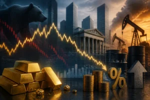 الذهب يواجه ضغوط رفع الفائدة والتضخم النفطي مع استمرار هيمنة الدببة