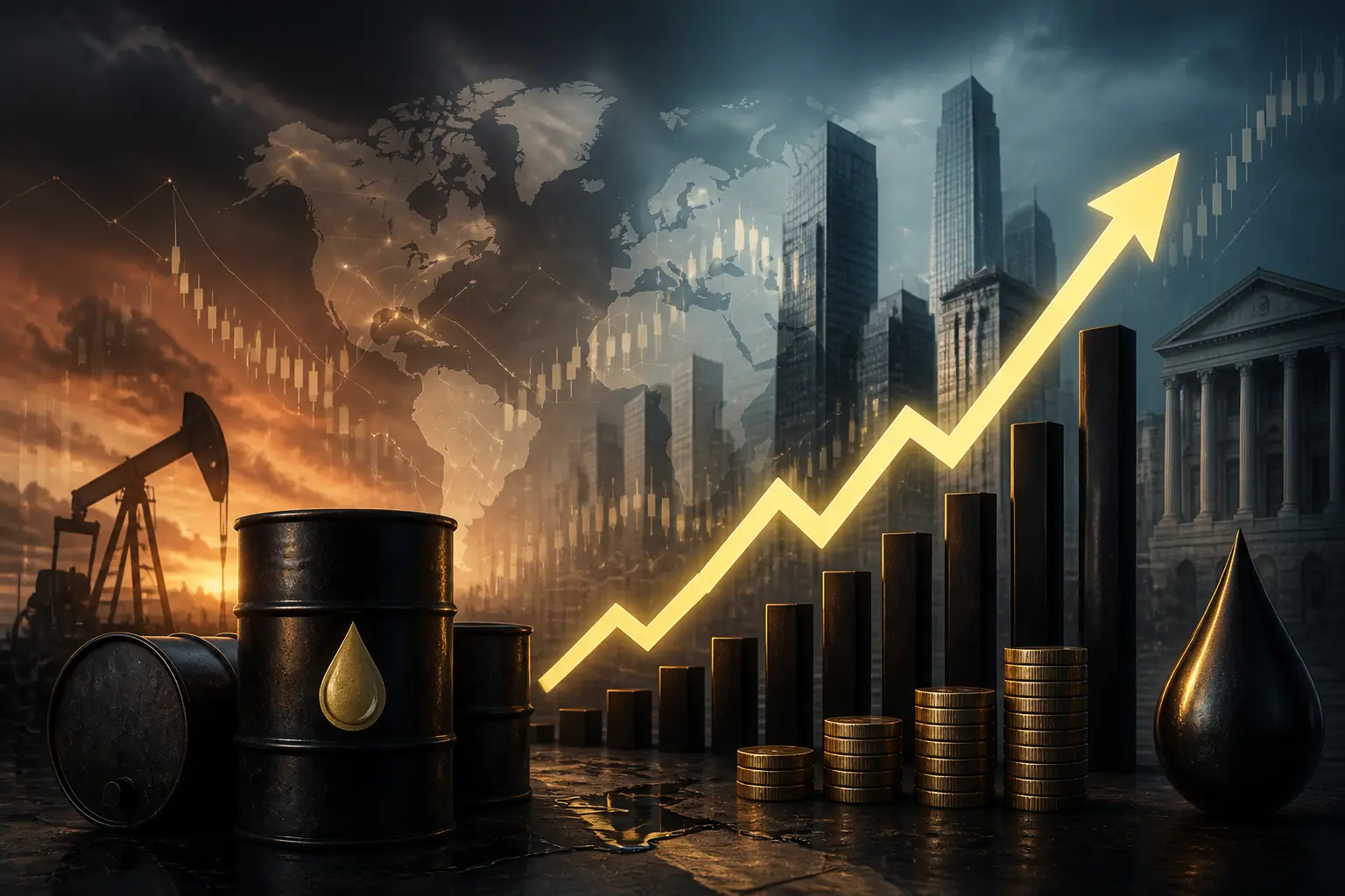 أسعار النفط ترتفع مع تصاعد التوترات بين إيران والولايات المتحدة ومخاوف من اضطراب الإمدادات
