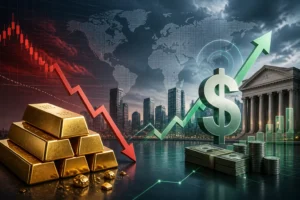 الذهب يتراجع دون 4400 دولار مع تعزيز الطلب على الدولار بسبب توقعات رفع الفائدة والتوترات الجيوسياسية