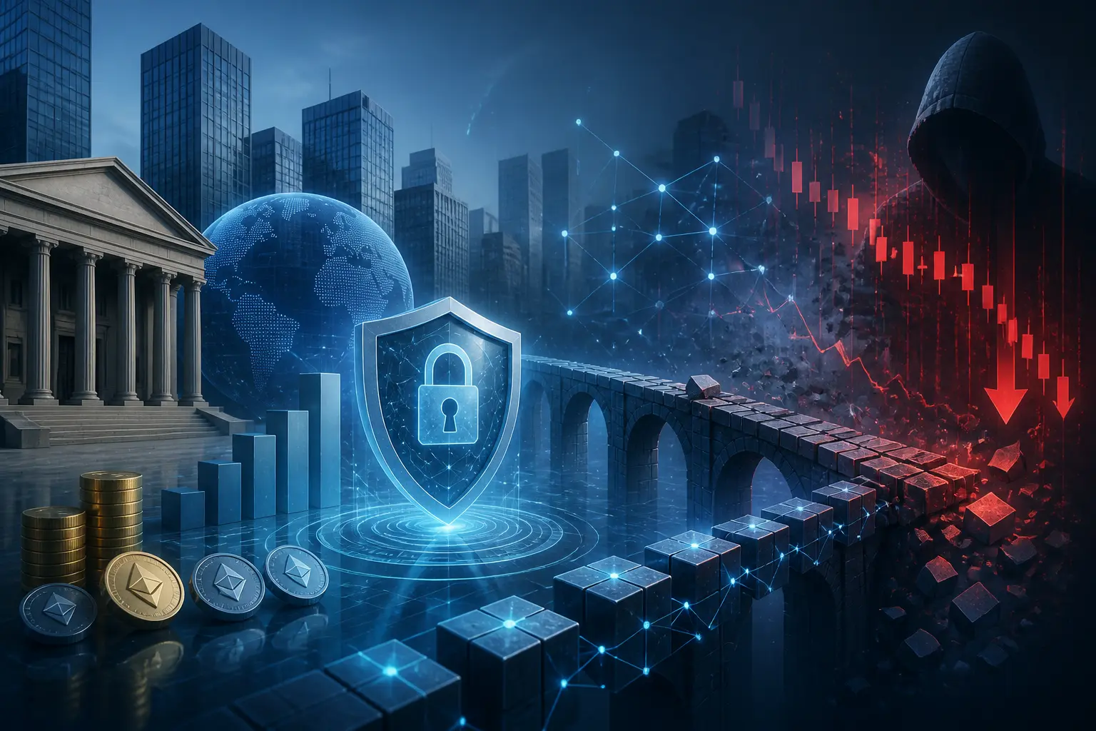 اختراقات بمليارات الدولارات تهدد مستقبل العملات الرقمية والتمويل اللامركزي