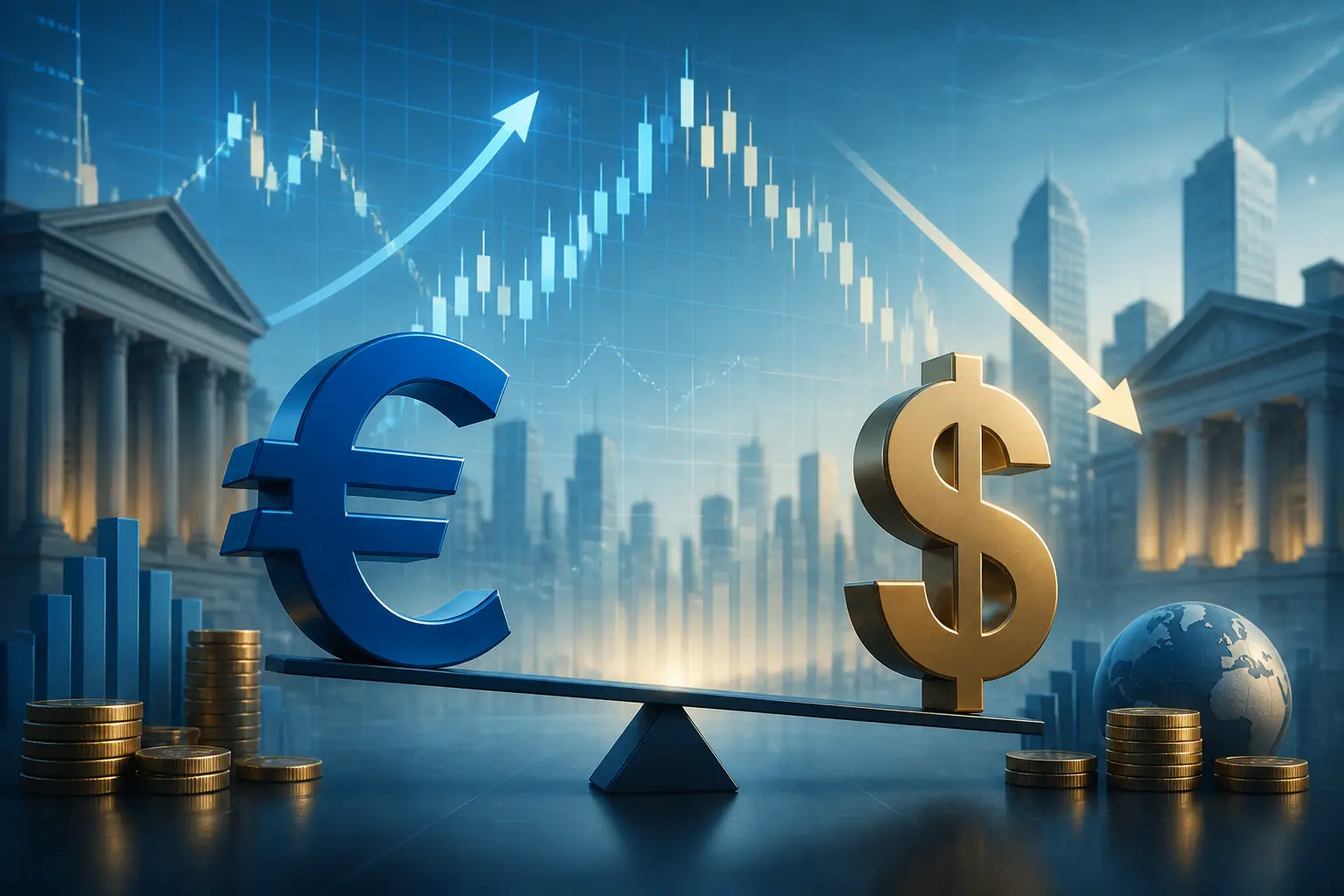 اليورو يستعيد قوته مع تراجع زخم الدولار الأمريكي وسط ترقب لقرارات البنوك المركزية