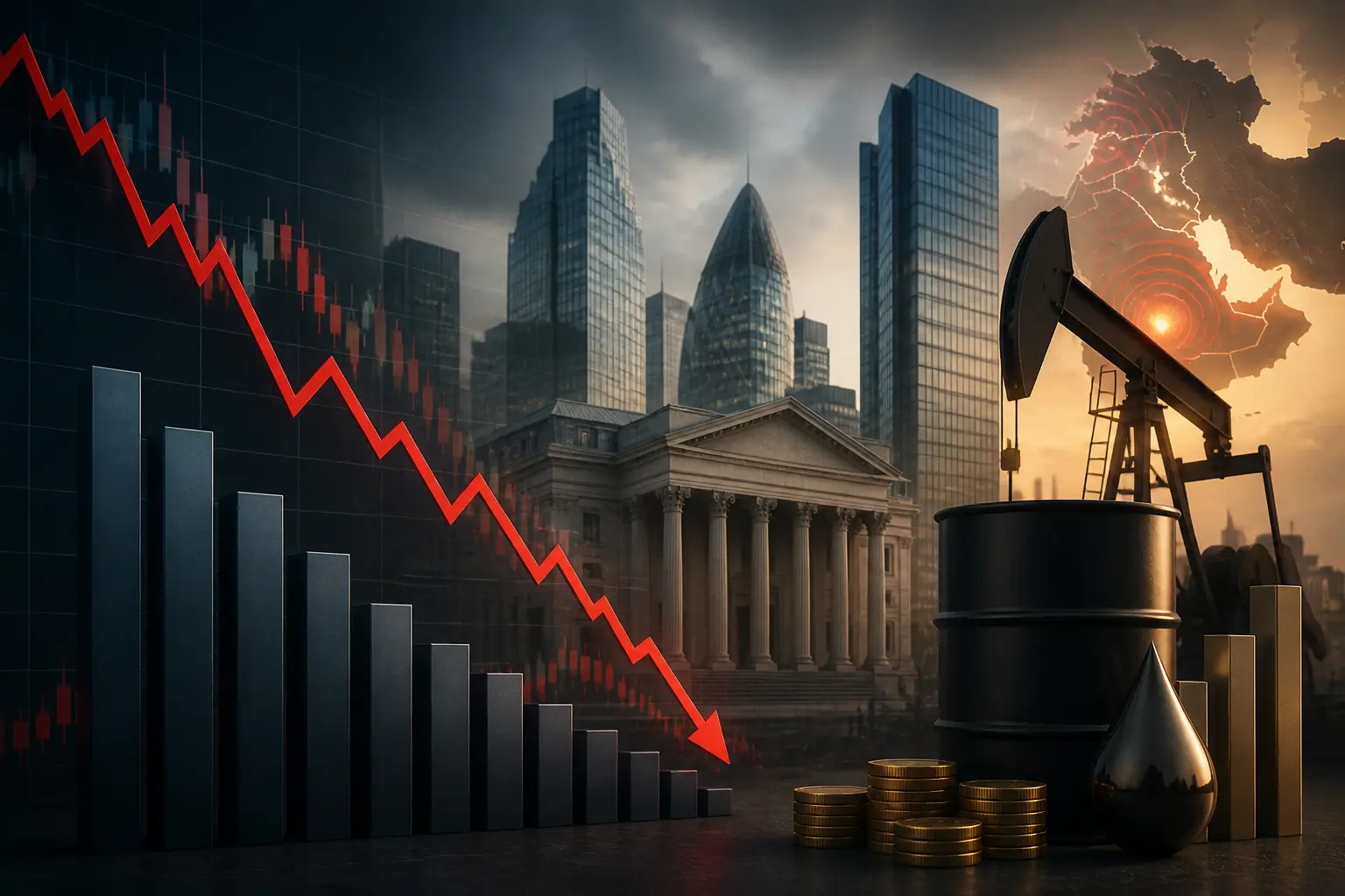 تراجع مؤشر FTSE 100 مع ارتفاع أسعار النفط قرب 100 دولار وسط تصعيد عسكري في الخليج