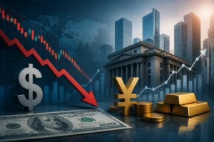 تراجع الدولار الأمريكي وسط مخاوف التضخم وتوقعات رفع الفائدة في اليابان