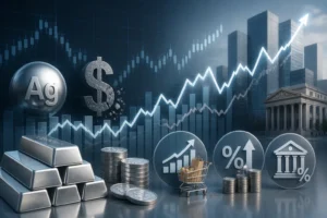 أسعار الفضة ترتفع مع ضعف الدولار وسط مخاوف تضخم وارتفاع أسعار الفائدة