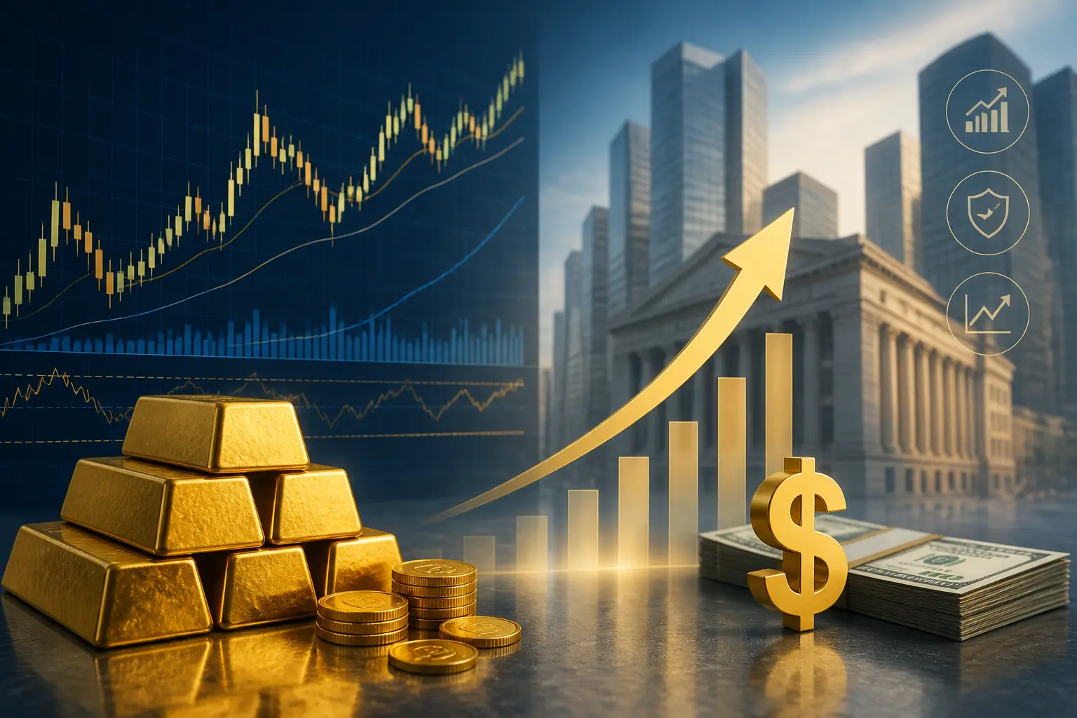 الذهب يحافظ على مكاسبه مع ترقب مستوى 4450 دولارًا وسط ضعف الدولار قبل بيانات التضخم الأمريكية