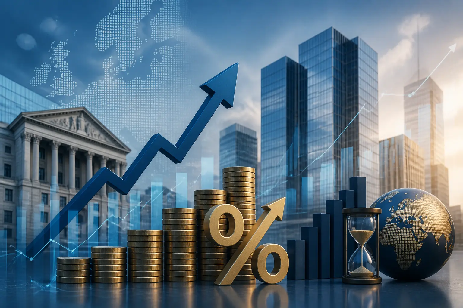 البنك المركزي الأوروبي يرفع أسعار الفائدة 25 نقطة أساس مع استمرار مخاطر التضخم