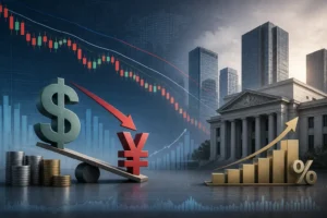 تراجع زوج الدولار/ين بعد بيانات التضخم الأمريكية وسط توقعات برفع الفائدة اليابانية