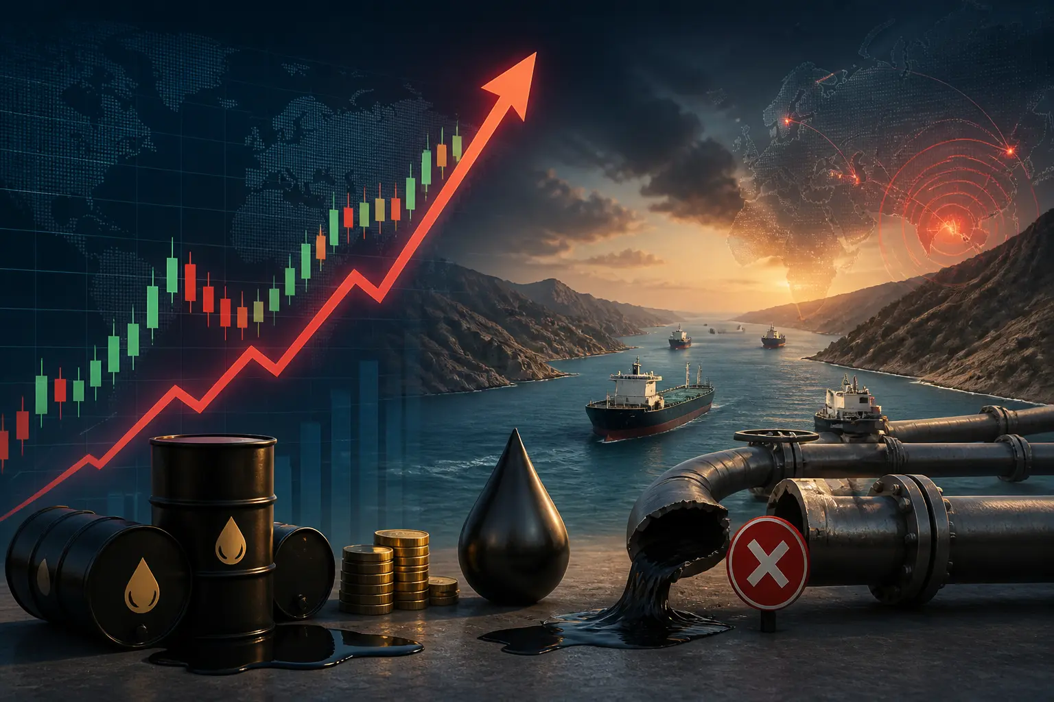 خام برنت يتجاوز 107 دولارات وسط تصاعد مخاوف الإمدادات من مضيق هرمز