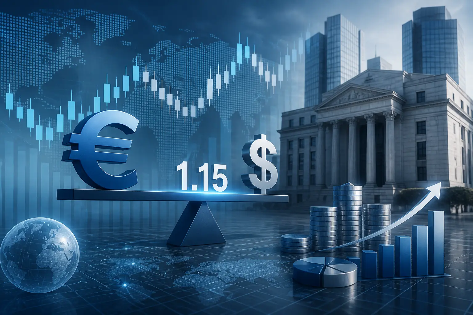 اليورو يواجه دعماً عند 1.15 مقابل الدولار وسط تشديد البنك المركزي الأوروبي