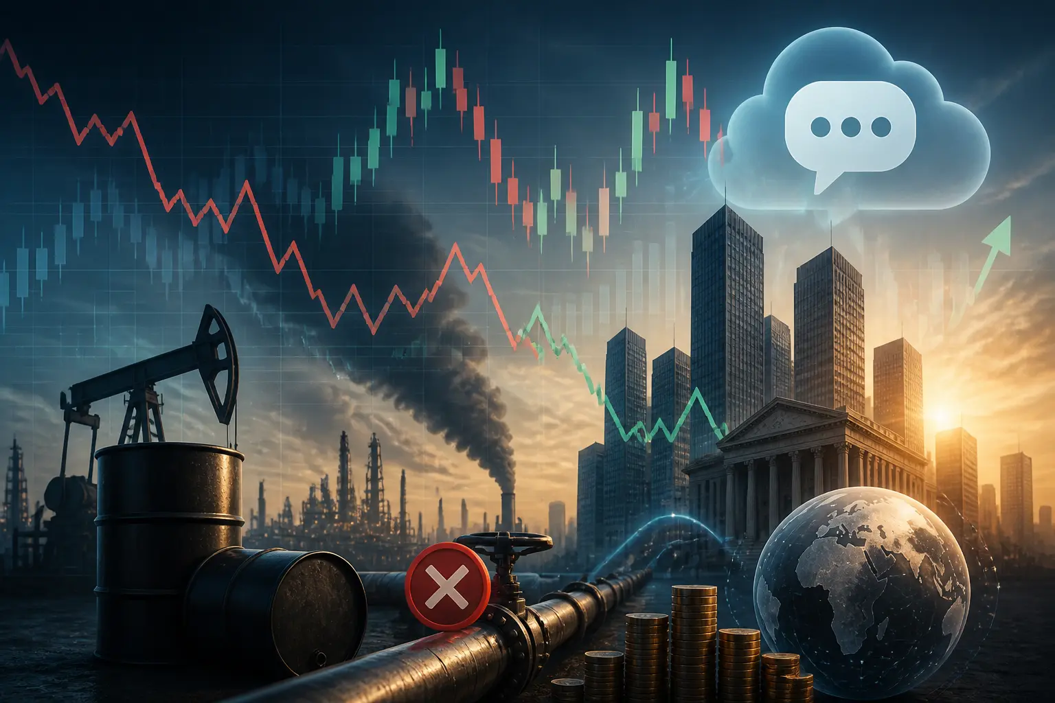 تذبذب أسعار النفط بعد إغلاق خط أنابيب سعودي ومنشورات ترامب على تروث سوشيال