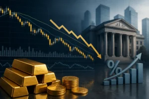 الذهب يتراجع قرب أدنى مستوياته الشهرية مع توقعات رفع الفائدة الأمريكية