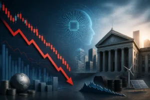 تراجع الأسهم الأمريكية قبيل اجتماع الفيدرالي وتحذير جديد من مخاطر الذكاء الاصطناعي