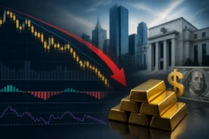 الذهب يتراجع قرب أدنى مستوياته مع توقعات رفع الفائدة الأمريكية وتعزيز الدولار