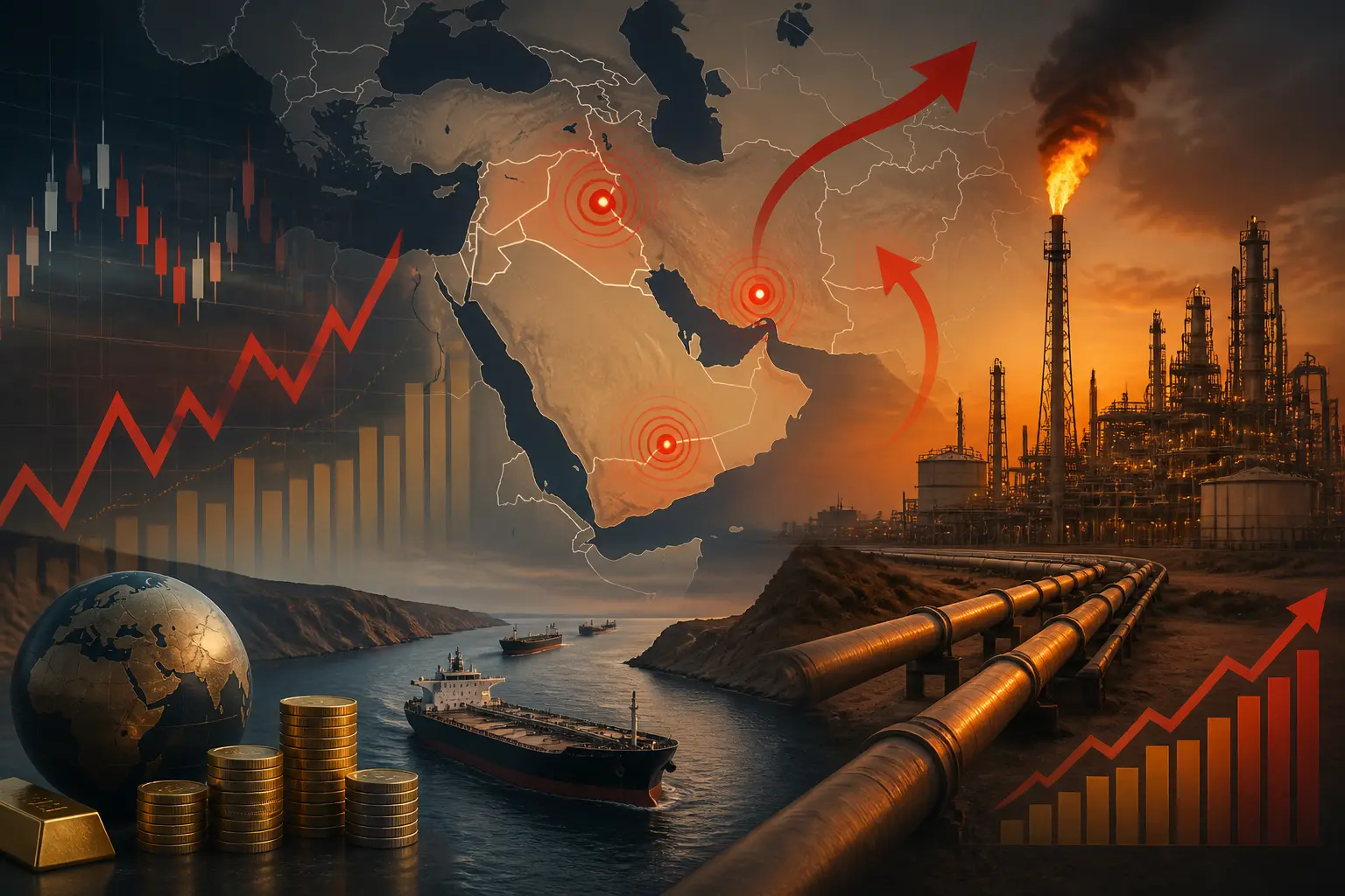 تصاعد التوتر في الشرق الأوسط مع توسع الصراع وتأثيره على منشآت الطاقة
