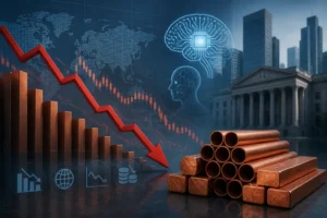 تراجع أسعار النحاس بفعل مخاوف تباطؤ الذكاء الاصطناعي وضغوط السوق