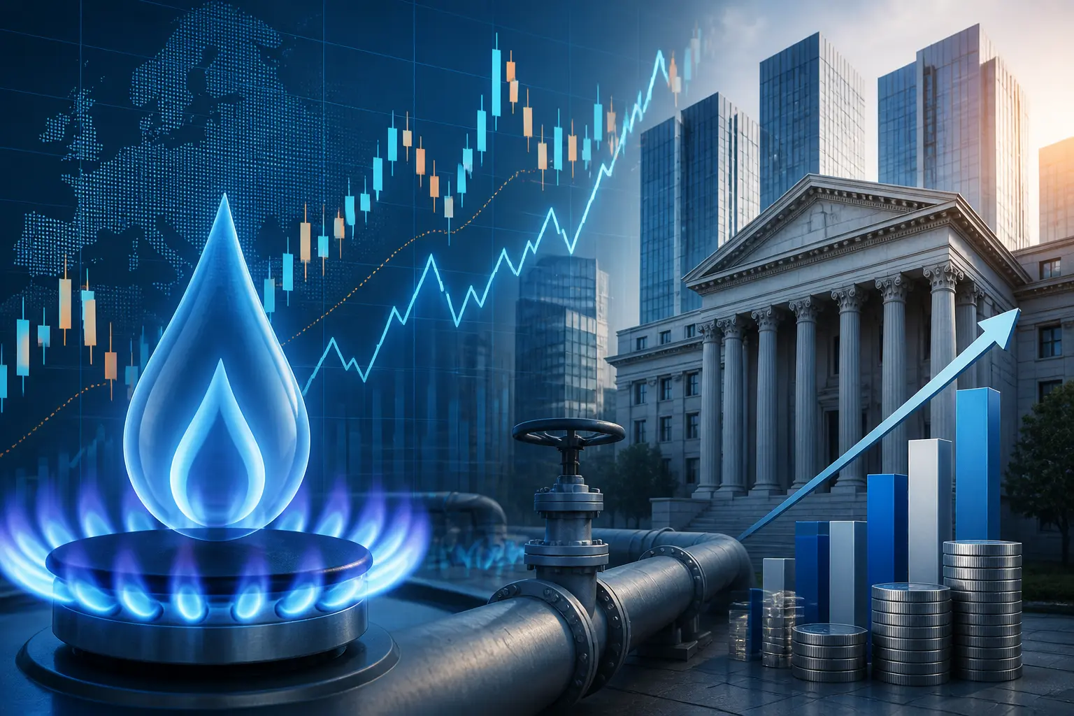 رابوبنك يرفع توقعات أسعار الغاز الطبيعي الأوروبي مع استمرار مخاطر الإمدادات