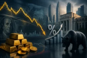 الذهب يواجه ضغوطًا مع توقعات رفع الفائدة الأمريكية وسط سيطرة الدببة
