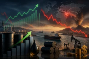 ارتفاع مفاجئ في مخزونات النفط الأمريكية يضغط على الأسعار رغم اضطرابات الشرق الأوسط