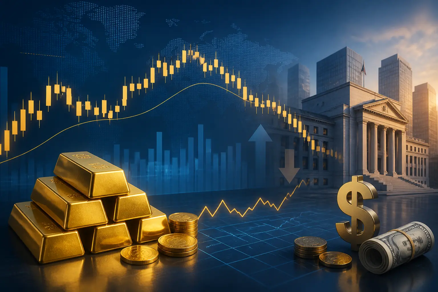 الذهب يتأرجح دون 4350 دولار وسط ترقب قرار الفيدرالي الأمريكي للفائدة