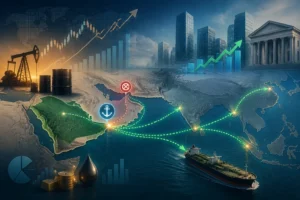أرامكو السعودية تعزز شحنات النفط إلى آسيا عبر ميناء صحار بعيدًا عن مضيق هرمز