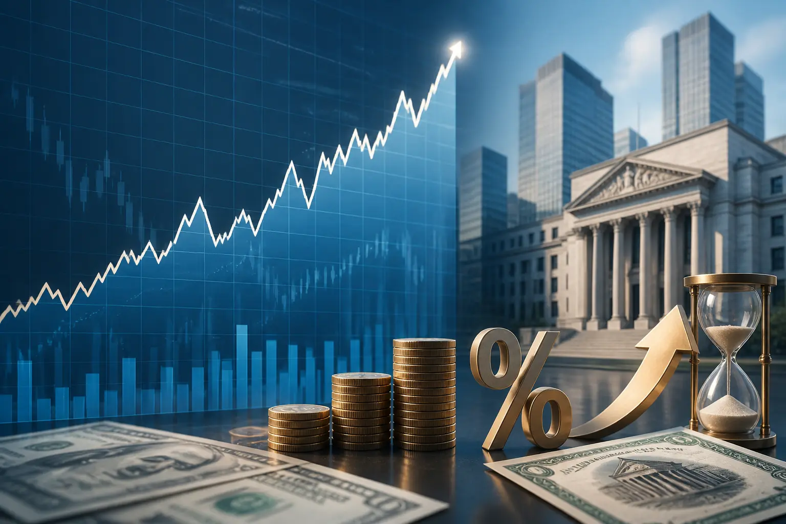 عوائد السندات الأمريكية ترتفع قرب أعلى مستوياتها منذ 2007 مع ترقب قرار الفيدرالي
