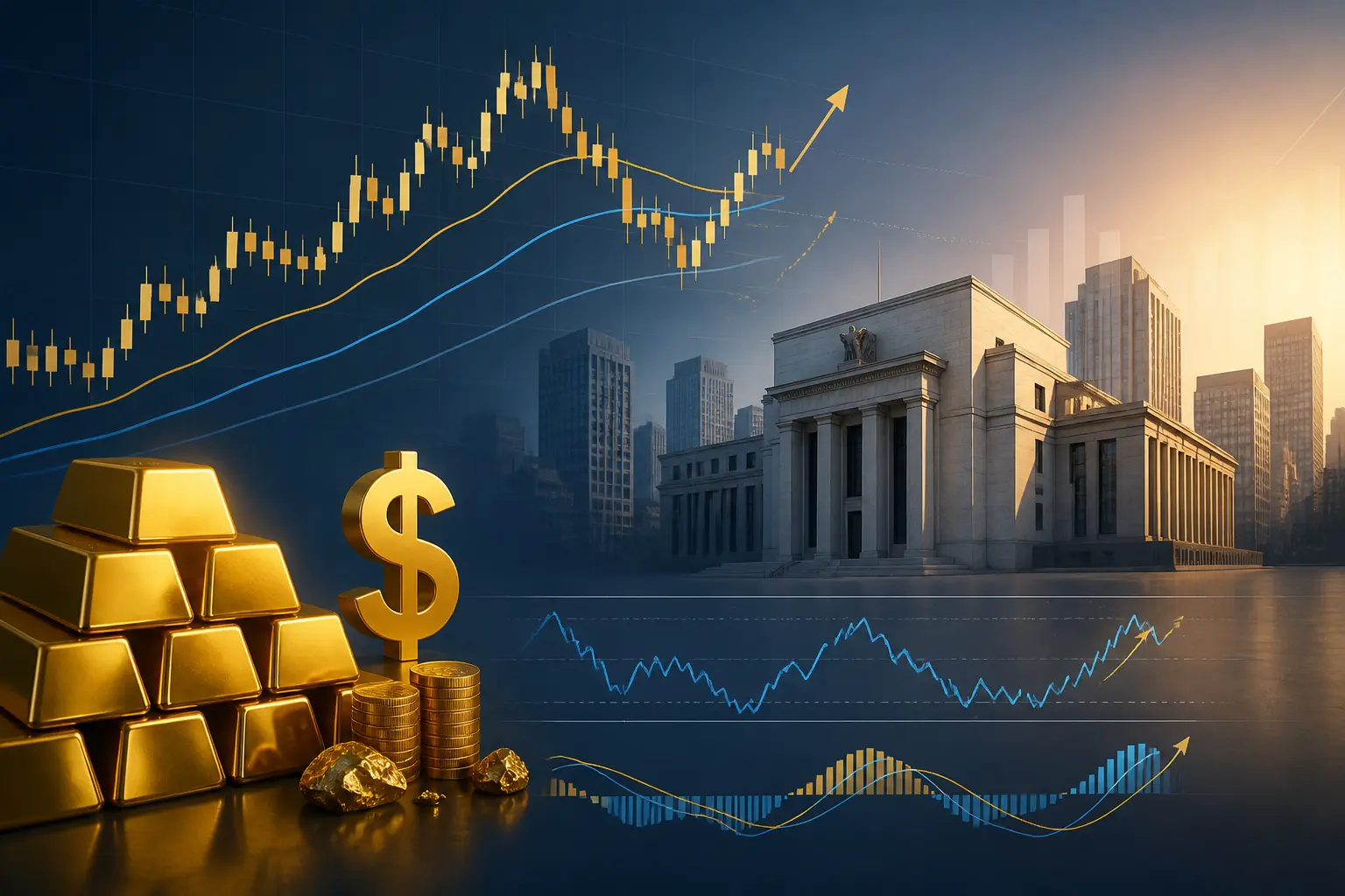 الذهب يرتد مع تقليص المراكز قبيل قرار الفائدة الأمريكي