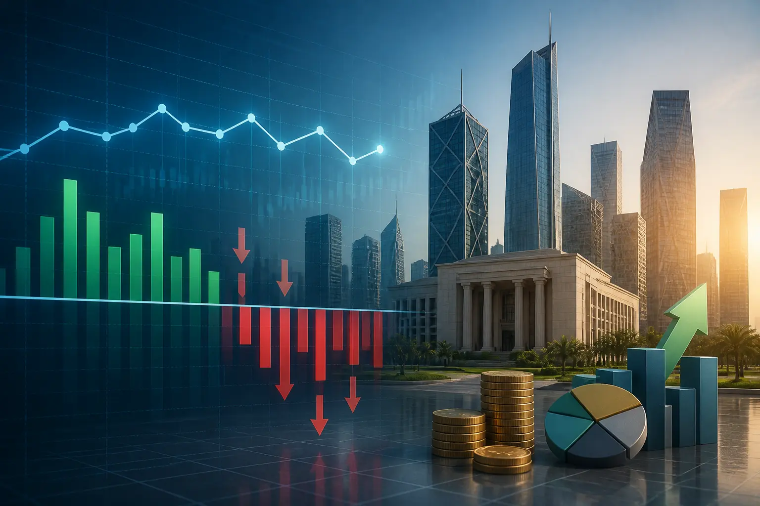 تاسي يستقر رغم تراجع 147 شركة في جلسة تداول الأربعاء