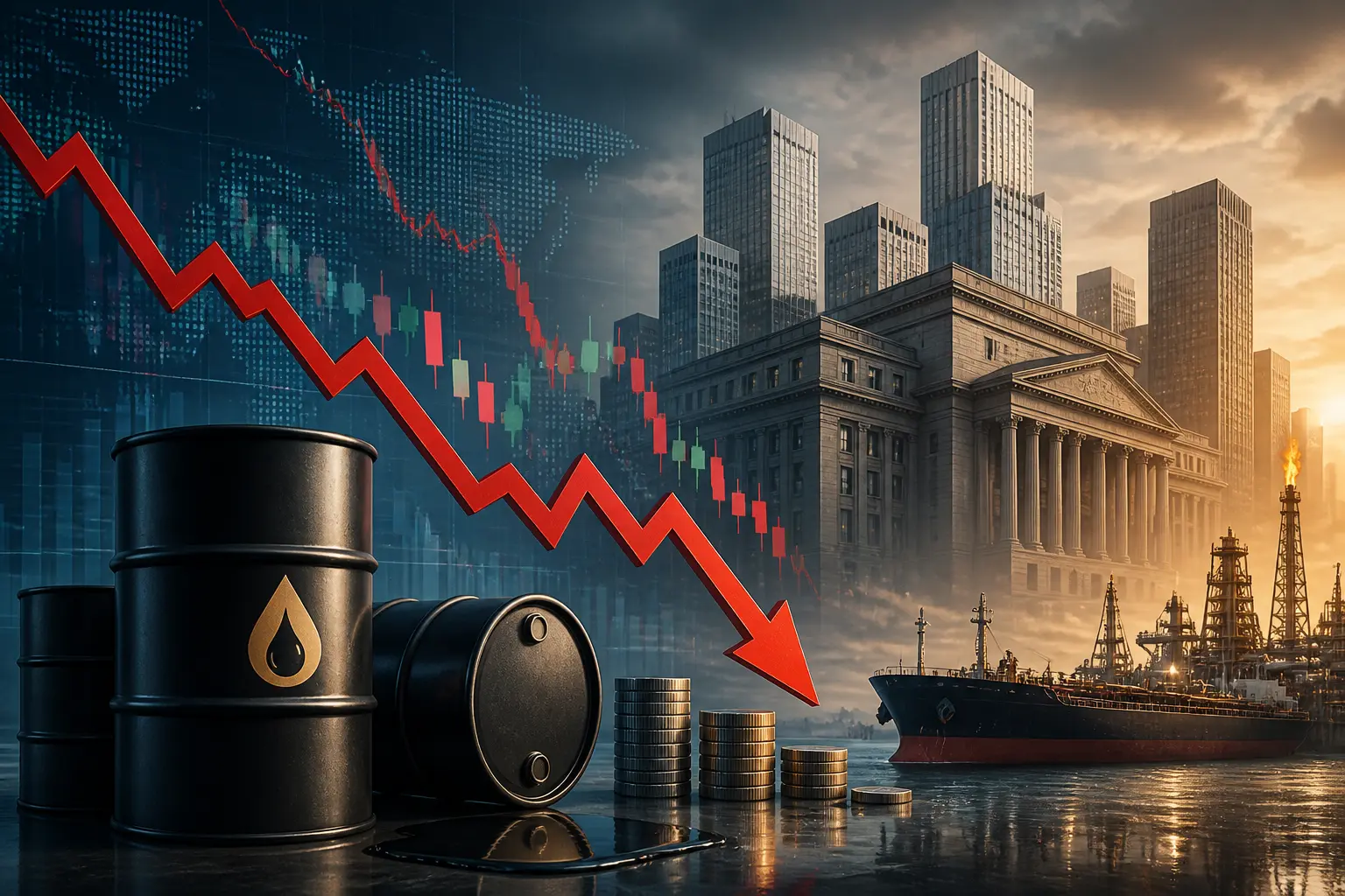 النفط يغلق منخفضًا بعد إعلان أمريكي عن استئناف الإمدادات عبر خط الأنابيب السعودي خلال أيام