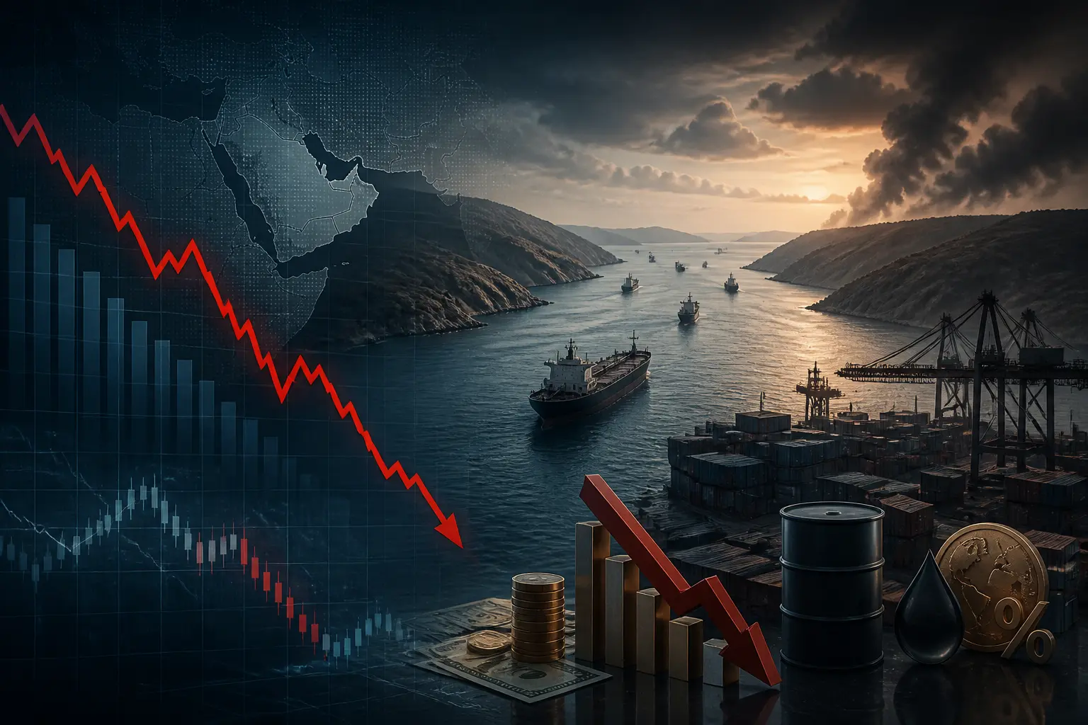 هبوط حاد في حركة الملاحة بمضيق هرمز وسط تصاعد التوترات الإقليمية
