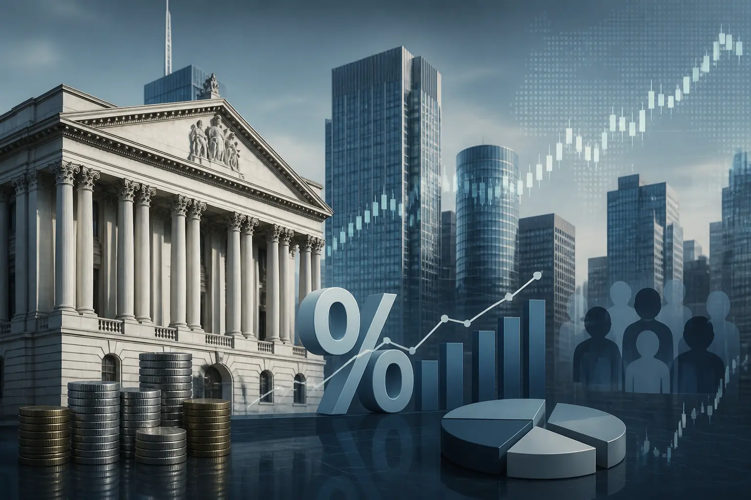 بنك إنجلترا يثبت سعر الفائدة عند 3.75% وسط تباين في آراء لجنة السياسة النقدية