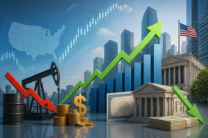 ارتفاع الأسهم الأمريكية بدعم تراجع أسعار النفط وعوائد السندات