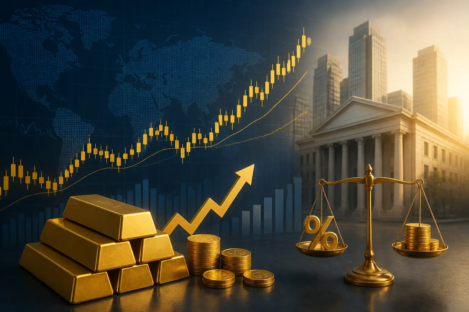 الذهب يحقق مكاسب أسبوعية رغم ضغوط توقعات رفع الفائدة الأمريكية