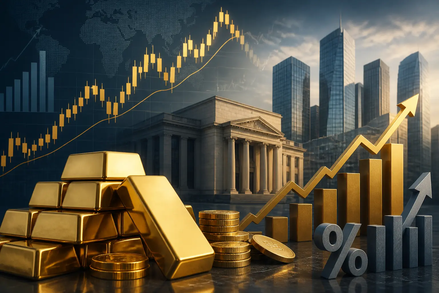 جولدمان ساكس يُثبت توقعاته للذهب عند 5400 دولار رغم رفع الفائدة الأمريكية