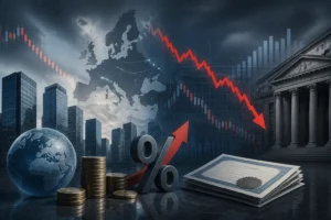 الأسهم الأوروبية تتراجع بفعل التوترات الجيوسياسية وارتفاع عوائد السندات