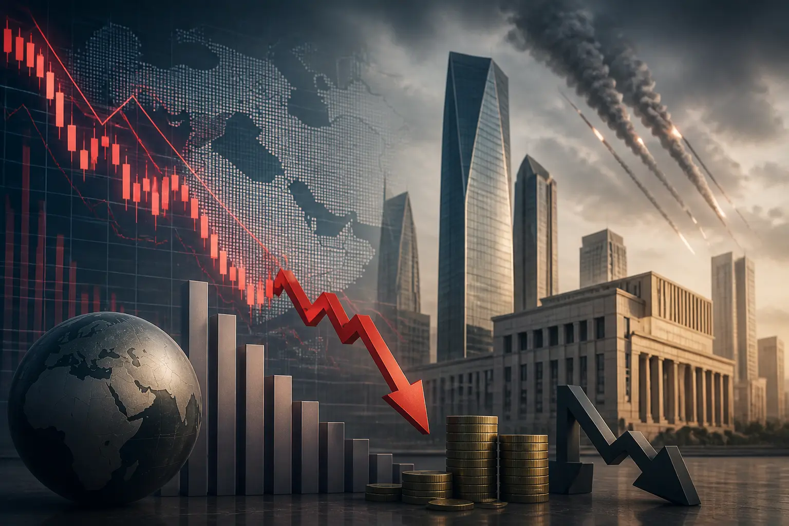 تراجع الأسهم السعودية والخليجية بعد هجمات الحوثيين على الرياض