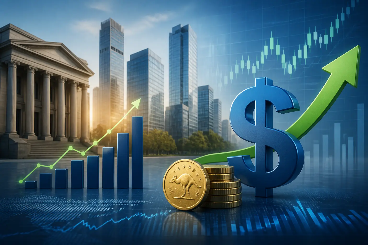 الدولار الأسترالي يرتفع مدعومًا بتوقعات رفع الفائدة من بنك الاحتياطي الأسترالي